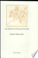 Les choses n'en font qu'à leur tête