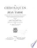Les chroniques de Jean Tarde