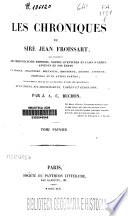 Les chroniques de Sire Jean Froissart