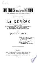 Les cinq livres (mosaistes) de Moise