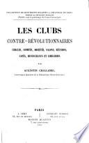 Les clubs contre-révolutionnaires