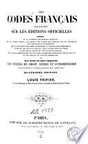 Les codes français collationnés sur les éditions officielles ...