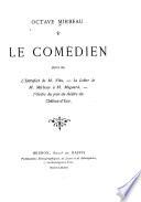 Les comédiens, par un comédien