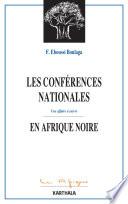 Les conférences nationales en Afrique noire