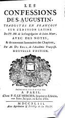 Les confessions de s. Augustin