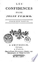 LES CONFIDENCES D'UNE JOLIE FEMME.