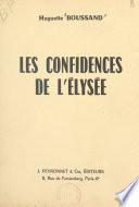 Les confidences de l'Élysée
