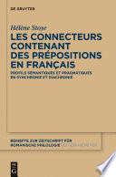 Les connecteurs contenant des prépositions en français