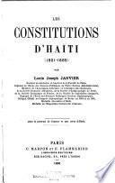 Les constitutions d'Haïti, 1801-1885