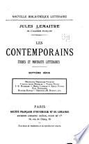 Les contemporains: sér. Marceline Desbordes-Valmore. L'amour selon Michelet. Victor Duruy. J. K. Huysmans. Henri Lavedan. Émile Faguet. Paul Deschanel. Maurice Donnay. Réponse à M. Dubout. Deux tragédies chrétiennes. Les deux Tartuffe