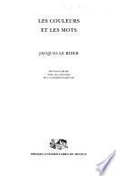 Les couleurs et les mots