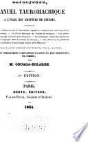 Les courses de taureaux expliquées manuel tauromachique à l'usage des amateurs de courses