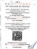 Les coustumes du baillage de Troyes en Champaigne