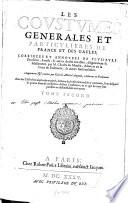 Les Coustumes générales et particulières de France et des Gaules