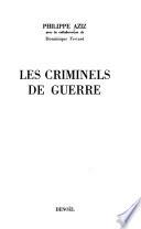 Les criminels de guerre