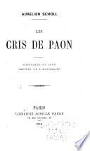 Les cris de paon
