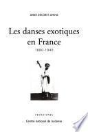 Les danses exotiques en France