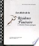 Les décès de la Résidence funéraire de l'Abitibi-Témiscamingue, 1974-2007
