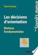 Les décisions d'orientation