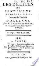 Les delices du sentiment