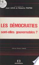 Les démocraties sont-elles gouvernables ?