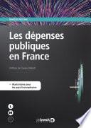 Les dépenses publiques en France