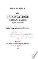 Les déportations du Consulat et de l'Empire