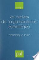 Les dérives de l'argumentation scientifique