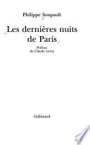 Les dernières nuits de Paris