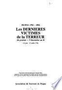 Les dernières victimes de la Terreur