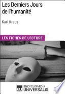 Les Derniers Jours de l'humanité de Karl Kraus