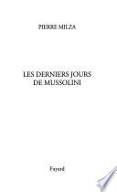 Les derniers jours de Mussolini