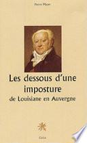 Les dessous d'une imposture