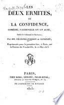 Les deux ermites, ou la confidence