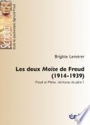 Les deux Moïse de Freud (1914-1939)