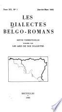 Les Dialectes belgo-romans