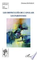 Les difficultés de l'anglais