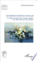 Les difficultés de l'anglais