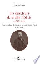 Les directeurs de la villa Médicis au XIXe siècle