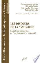 Les discours de la sympathie