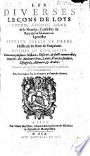 Les diverses leçons de L. G., ... Divisées en cinq livres. Contenant plusieurs histoires, discours, etc