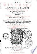 Les Diverses leçons de Loys Guyon, dolois, sieur de la Nauche,... suyvans celles de Pierre Messie et du sieur de Vauprivas, divisées en cinq livres...