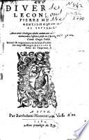 Les diverses leçons de Pierre Messie ...