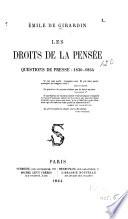 Les droits de la pensée