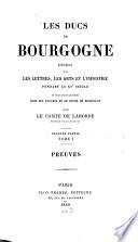 Les ducs de Bourgogne