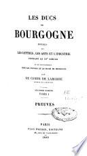 Les Ducs de Bourgogne