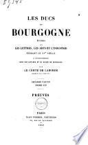 Les ducs de Bourgogne