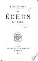 Les Échos du Bord. [Poems, with a preface by L. Laurent-Pichat.]