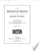 Les écossais en France, les français en Écosse