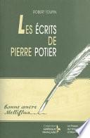 Les écrits de Pierre Potier